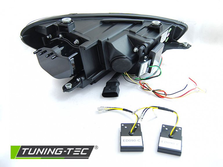 LED Tagfahrlicht Scheinwerfer für VW Scirocco III 14-17 chrom dynamisch